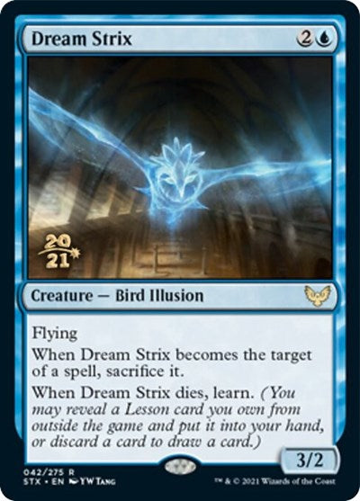 Dream Strix [Strixhaven: School of Mages Prerelease Promos] | Gamer Loot