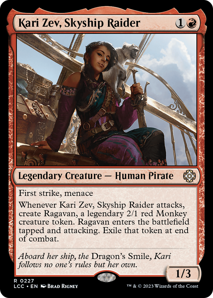 Kari Zev, Skyship Raider [The Lost Caverns of Ixalan Commander] | Gamer Loot