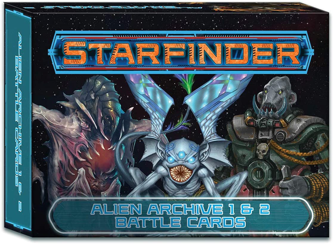 Starfinder Alien Archive 1 & 2 Battle Cards | Gamer Loot