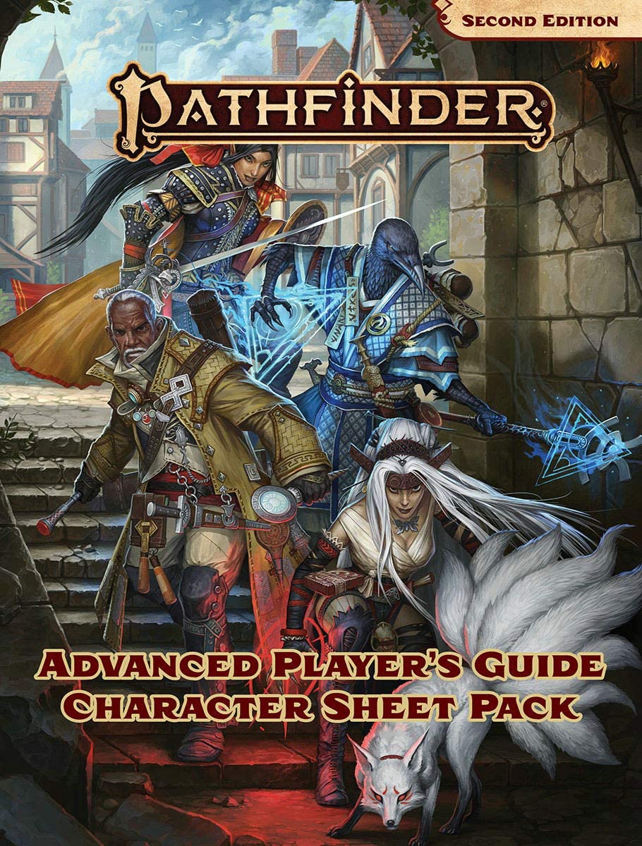 Pathfinder Advanced Player's Guide Character Sheet Pack | Gamer Loot
