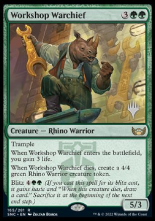 Workshop Warchief (Promo Pack) [Streets of New Capenna Promos] | Gamer Loot