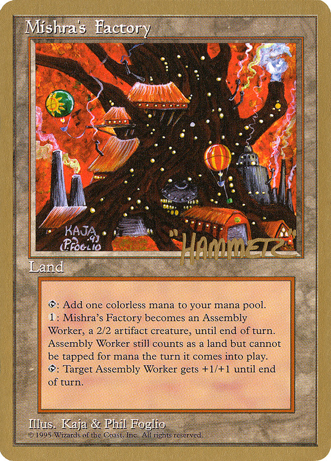 Mishra's Factory (Shawn "Hammer" Regnier) [Pro Tour Collector Set] | Gamer Loot