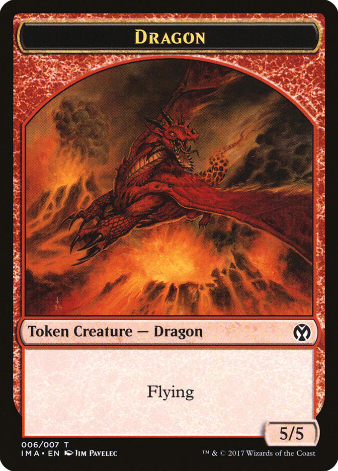 Dragon (006/007) [Iconic Masters Tokens] | Gamer Loot