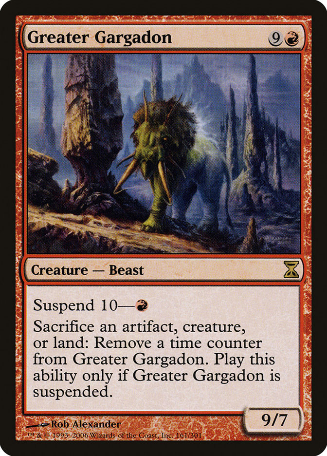Greater Gargadon [Time Spiral] | Gamer Loot