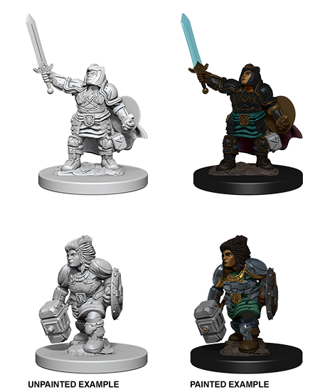 D&D Nolzur's Marvelous Miniatures: Dwarf Paladin | Gamer Loot