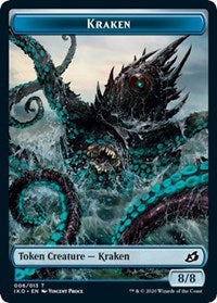 Kraken // Human Soldier (005) Double-sided Token [Ikoria: Lair of Behemoths Tokens] | Gamer Loot