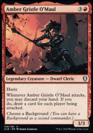 Amber Gristle O'Maul [Commander Legends: Battle for Baldur's Gate] | Gamer Loot