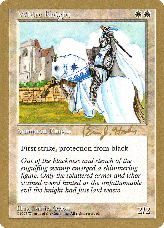 White Knight (Brian Hacker) [World Championship Decks 1998] | Gamer Loot