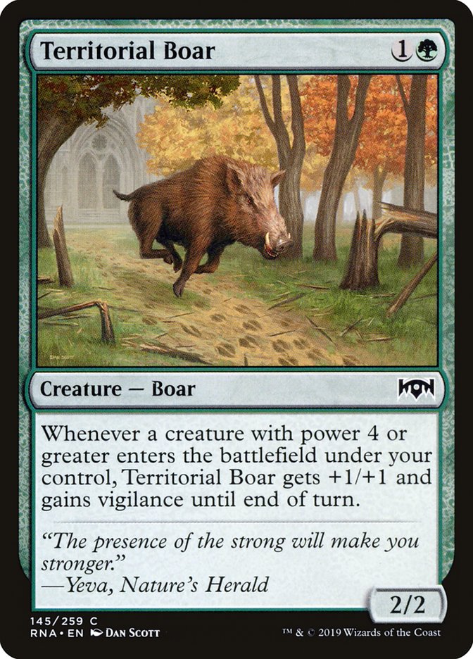 Territorial Boar [Ravnica Allegiance] | Gamer Loot