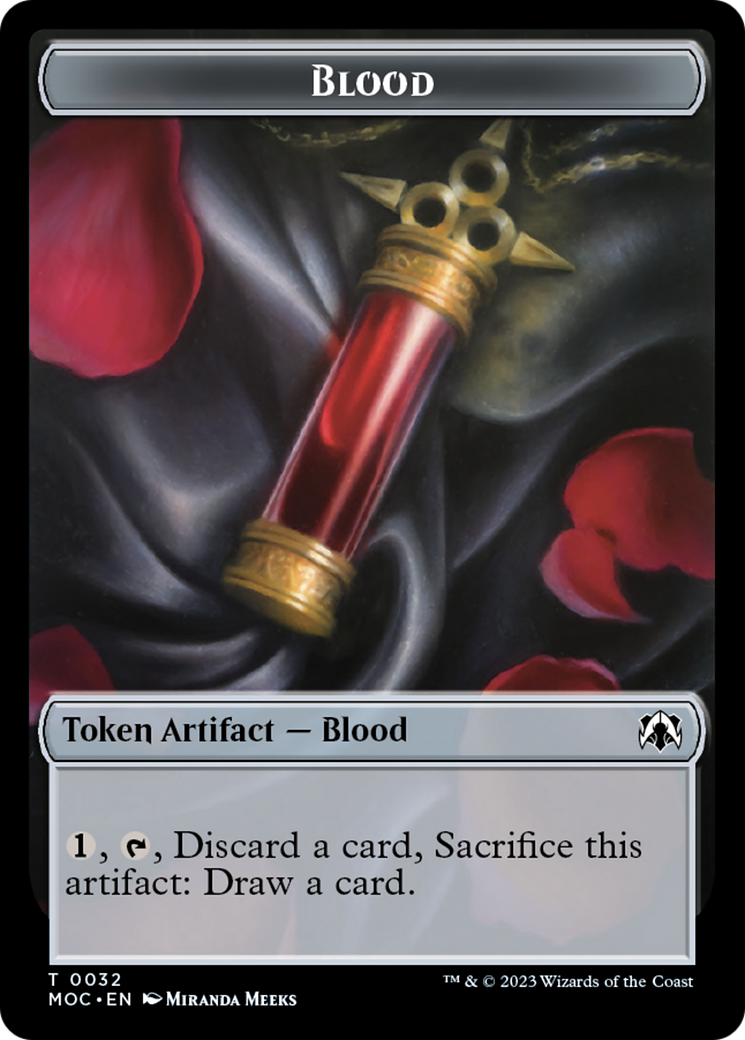 Blood // Shapeshifter Double-Sided Token [March of the Machine Commander Tokens] | Gamer Loot