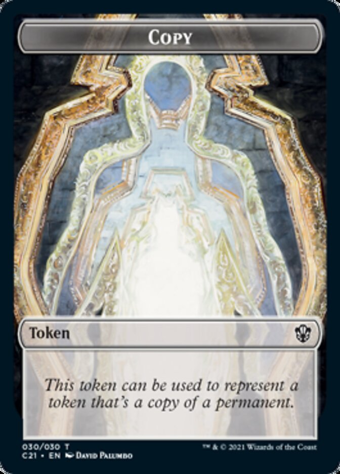 Copy // Fractal Token [Commander 2021 Tokens] | Gamer Loot