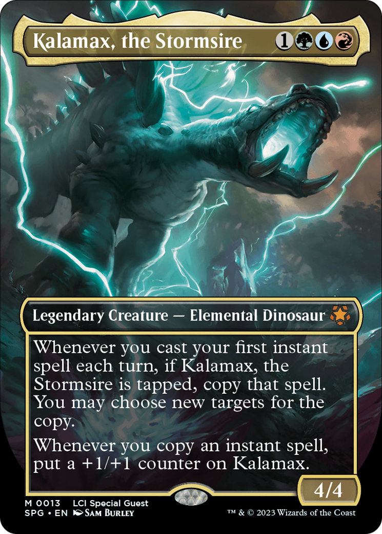 Kalamax, the Stormsire (Borderless) [The Lost Caverns of Ixalan Special Guests] | Gamer Loot