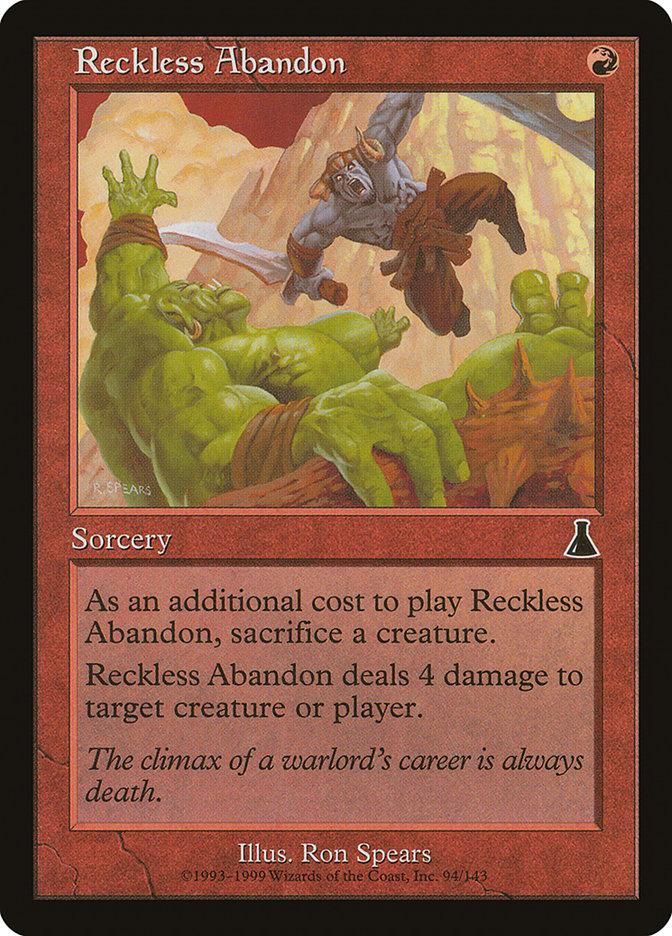 Reckless Abandon [Urza's Destiny] | Gamer Loot