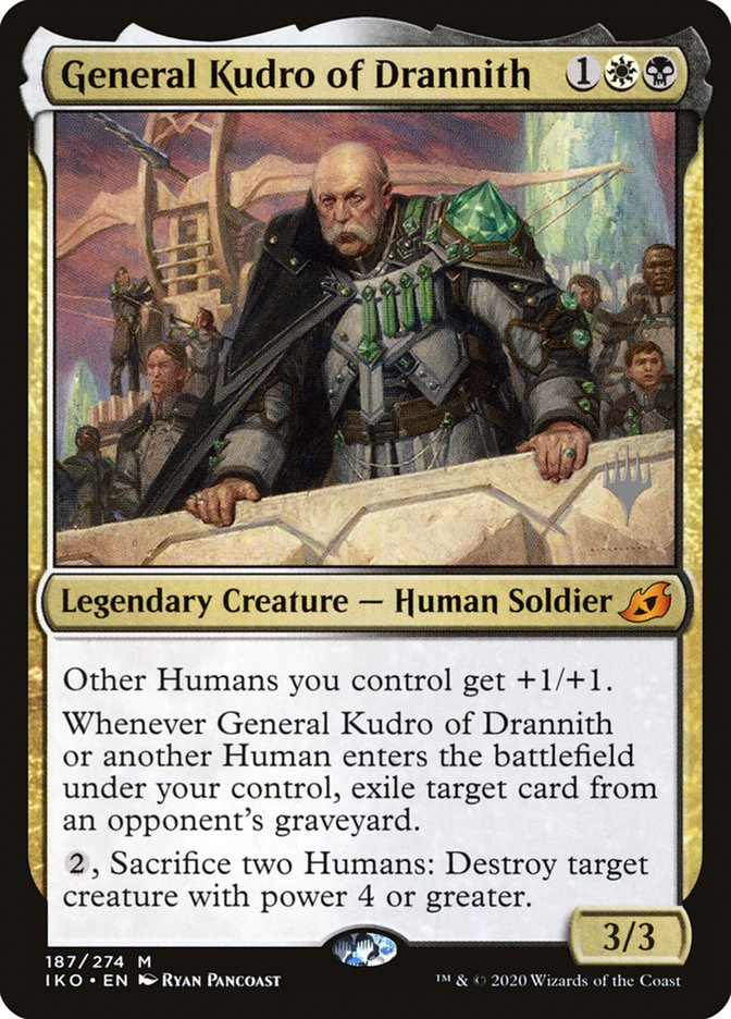 General Kudro of Drannith (Promo Pack) [Ikoria: Lair of Behemoths Promos] | Gamer Loot