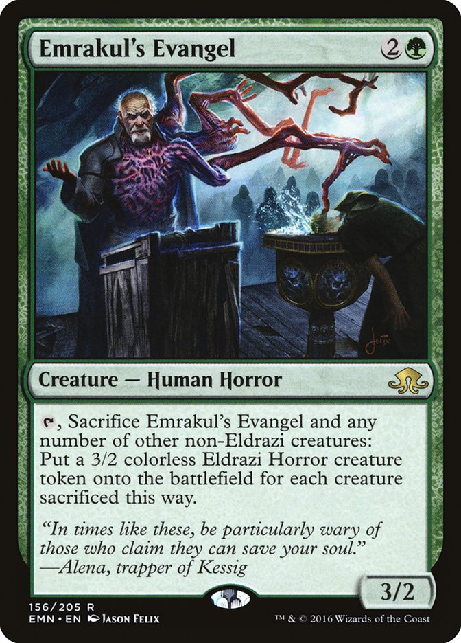 Emrakul's Evangel [Eldritch Moon] | Gamer Loot