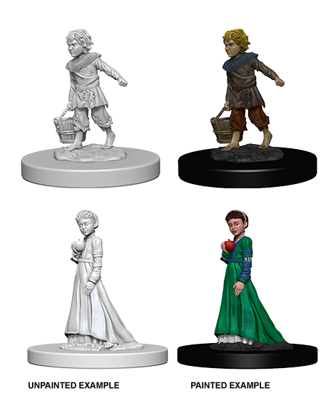 Pathfinder Deep Cuts Unpainted Miniatures: Children | Gamer Loot