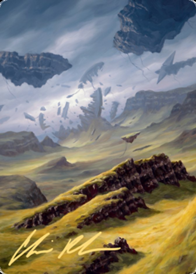 Plains 3 Art Card (Gold-Stamped Signature) [Zendikar Rising Art Series] | Gamer Loot