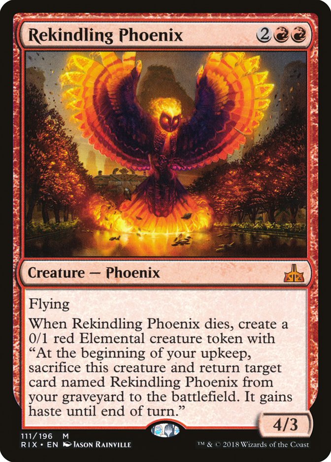 Rekindling Phoenix [Rivals of Ixalan] | Gamer Loot