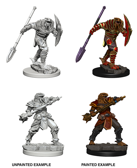 D&D Nolzur's Marvelous Miniatures: Dragonborn Fighter with Spear | Gamer Loot