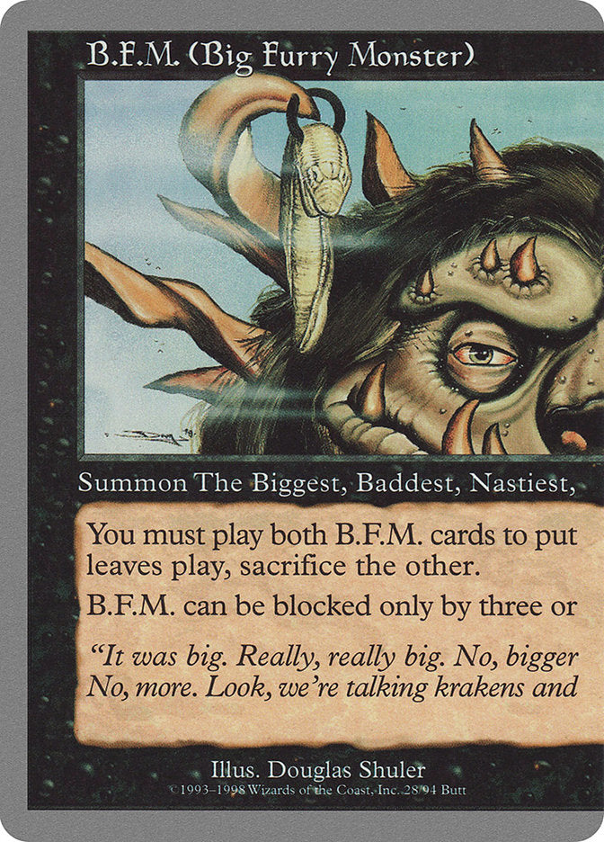 B.F.M. (Big Furry Monster) (28/94) [Unglued] | Gamer Loot