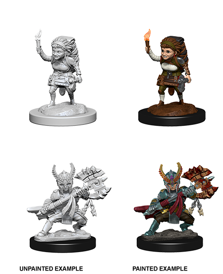 D&D Nolzur's Marvelous Miniatures: Halfling Fighter | Gamer Loot