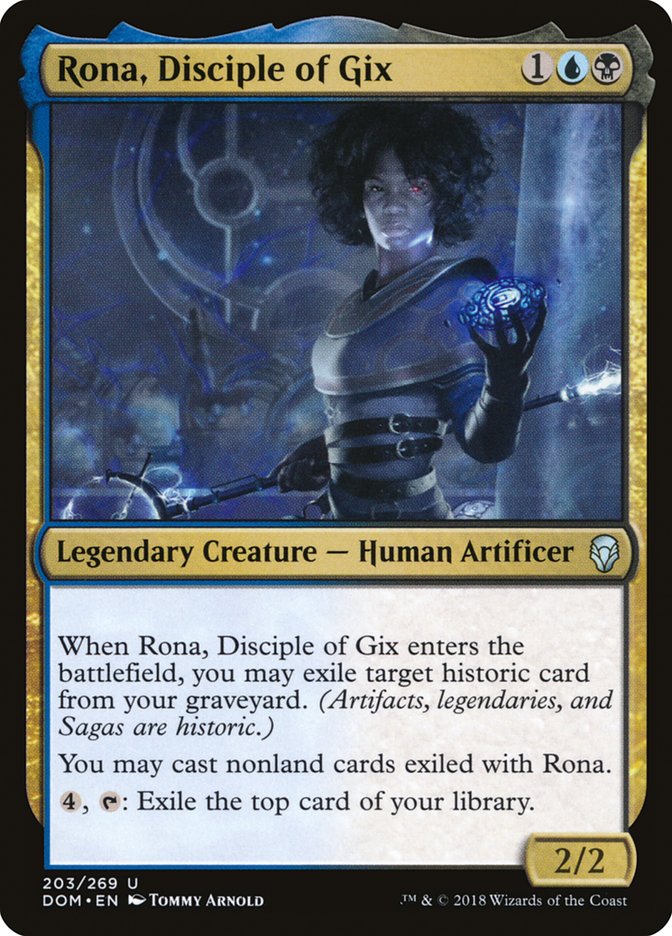 Rona, Disciple of Gix [Dominaria] | Gamer Loot