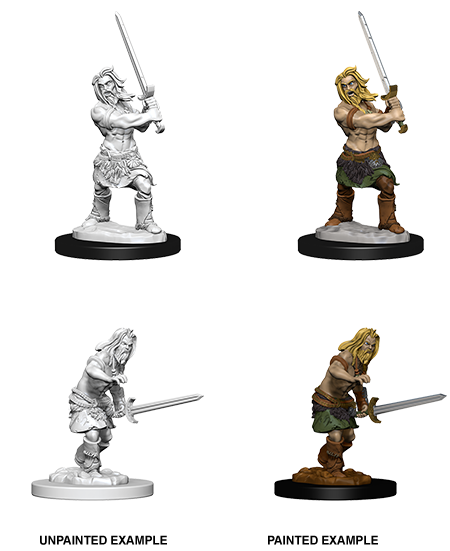 Pathfinder Battles Deep Cuts: Male Human Barbarian | Gamer Loot