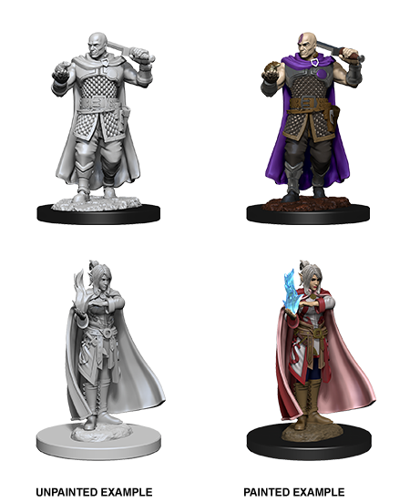 D&D Nolzur's Marvelous Miniatures: Human Ranger & Moon Elf Sorcerer | Gamer Loot