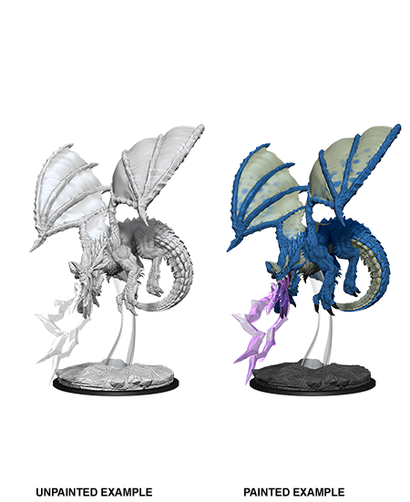 D&D Nolzur's Marvelous Miniatures: Young Blue Dragon | Gamer Loot