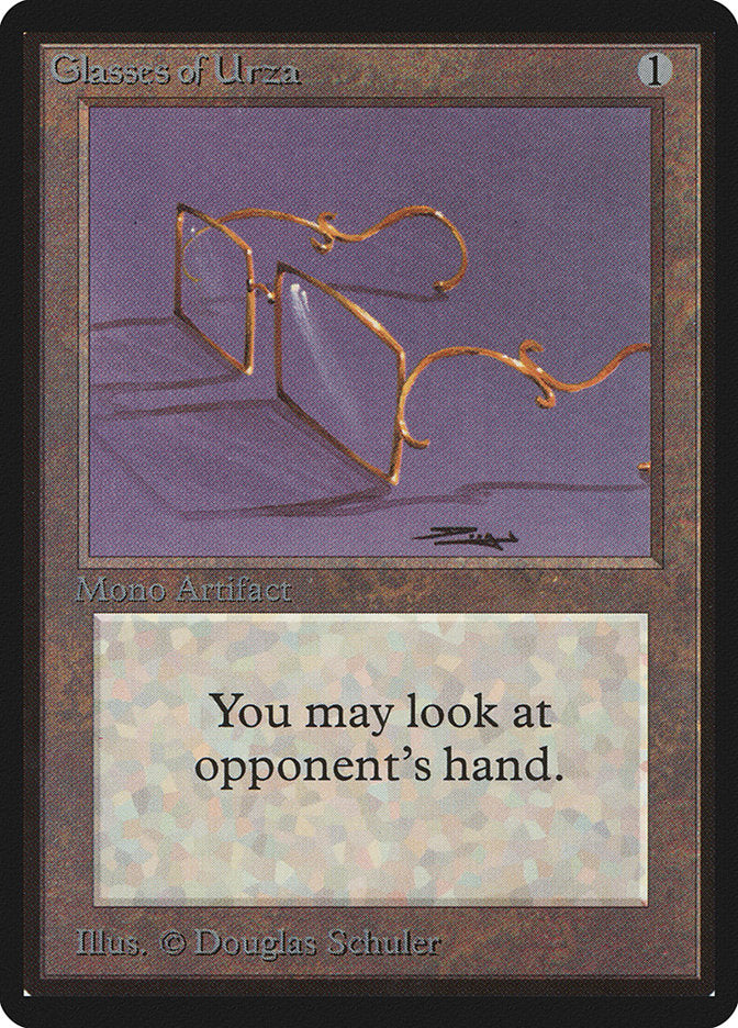 Glasses of Urza [Limited Edition Beta] | Gamer Loot