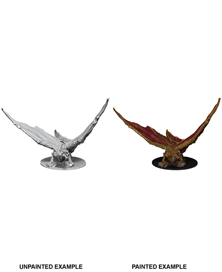 D&D Nolzur's Marvelous Miniatures: Young Brass Dragon | Gamer Loot