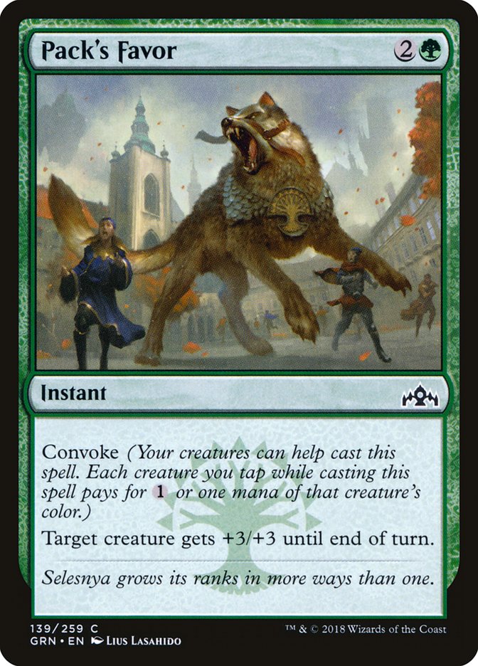 Pack's Favor [Guilds of Ravnica] | Gamer Loot