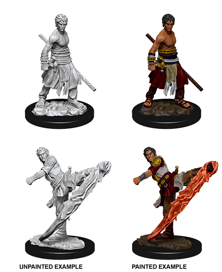 D&D Nolzur's Marvelous Miniatures: Half-Elf Monk | Gamer Loot