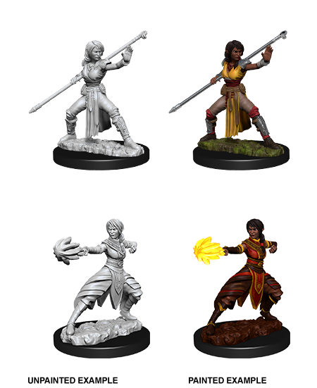 D&D Nolzur's Marvelous Miniatures: Half-Elf Monk | Gamer Loot