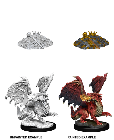 D&D Nolzur's Marvelous Miniatures: Red Dragon Wyrmling | Gamer Loot