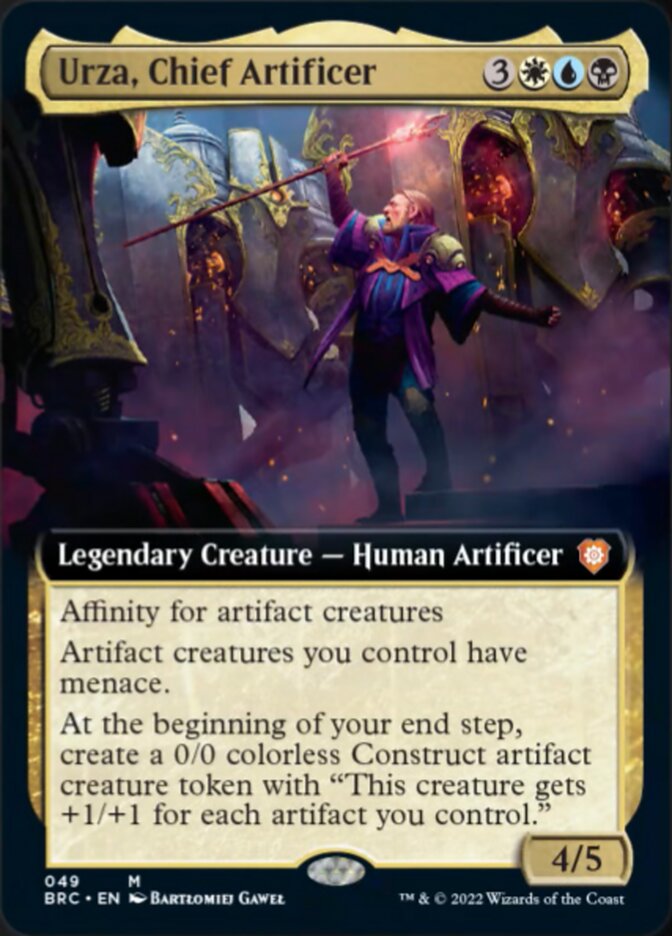 Urza, Chief Artificer (Extended Art) [The Brothers' War Commander] | Gamer Loot