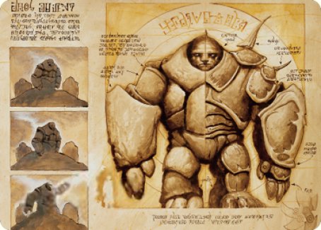 Precursor Golem Art Card [The Brothers' War Art Series] | Gamer Loot