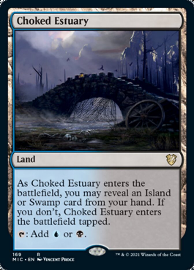 Choked Estuary [Innistrad: Midnight Hunt Commander] | Gamer Loot