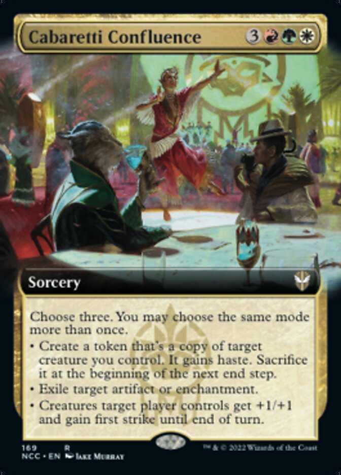 Cabaretti Confluence (Extended Art) [Streets of New Capenna Commander] | Gamer Loot