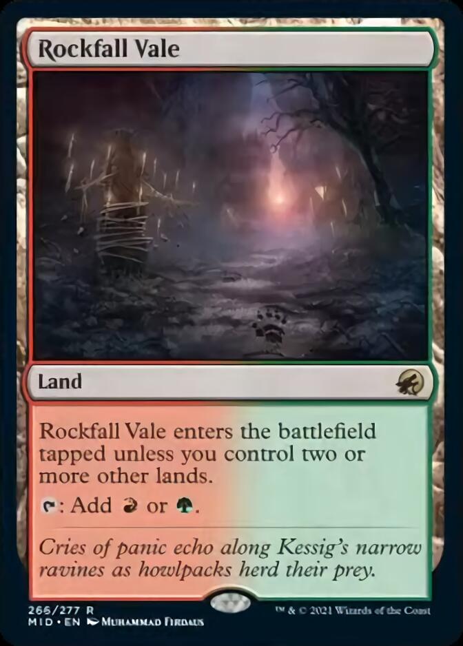 Rockfall Vale [Innistrad: Midnight Hunt] | Gamer Loot