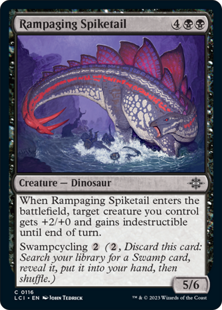 Rampaging Spiketail [The Lost Caverns of Ixalan] | Gamer Loot