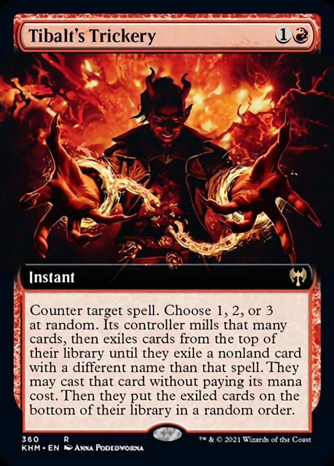 Tibalt's Trickery (Extended Art) [Kaldheim] | Gamer Loot