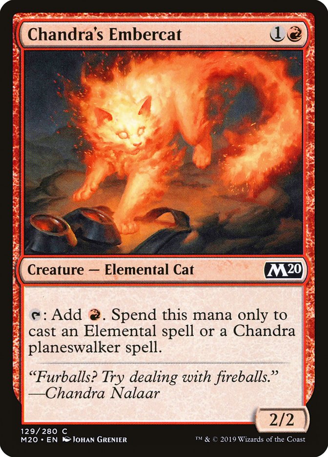 Chandra's Embercat [Core Set 2020] | Gamer Loot