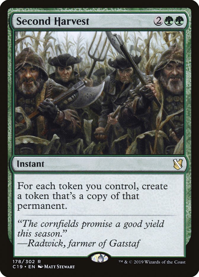 Second Harvest [Commander 2019] | Gamer Loot