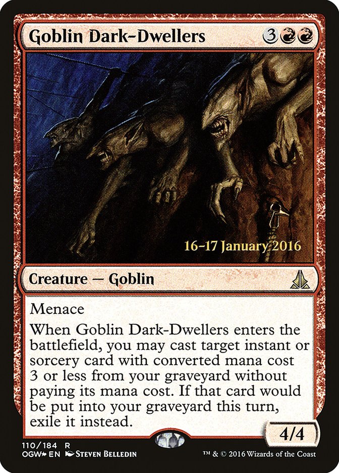 Goblin Dark-Dwellers [Oath of the Gatewatch Prerelease Promos] | Gamer Loot