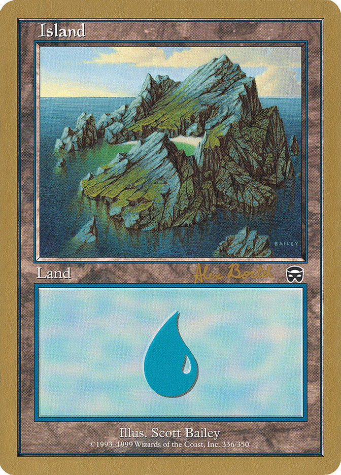 Island (ab336) (Alex Borteh) [World Championship Decks 2001] | Gamer Loot