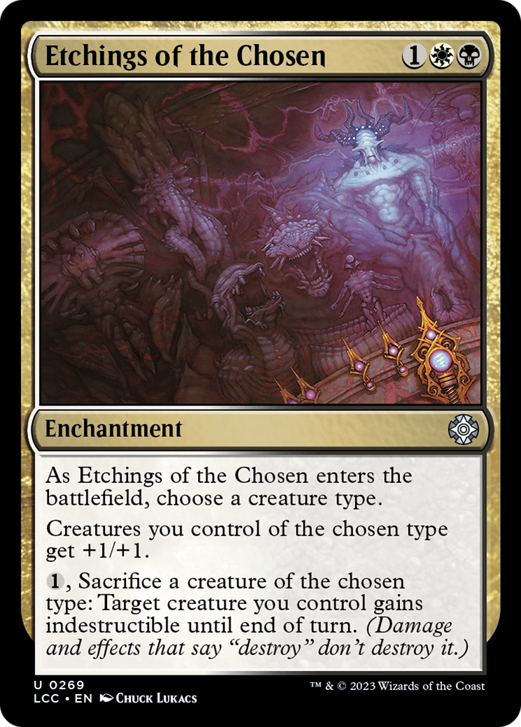 Etchings of the Chosen [The Lost Caverns of Ixalan Commander] | Gamer Loot