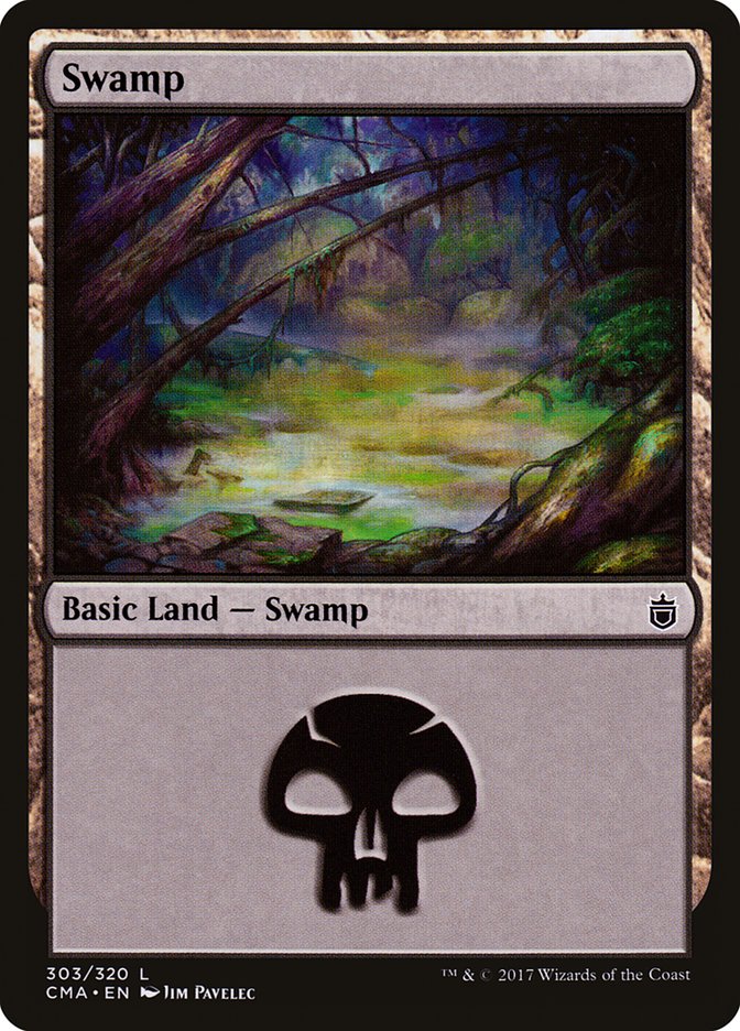 Swamp (303) [Commander Anthology] | Gamer Loot
