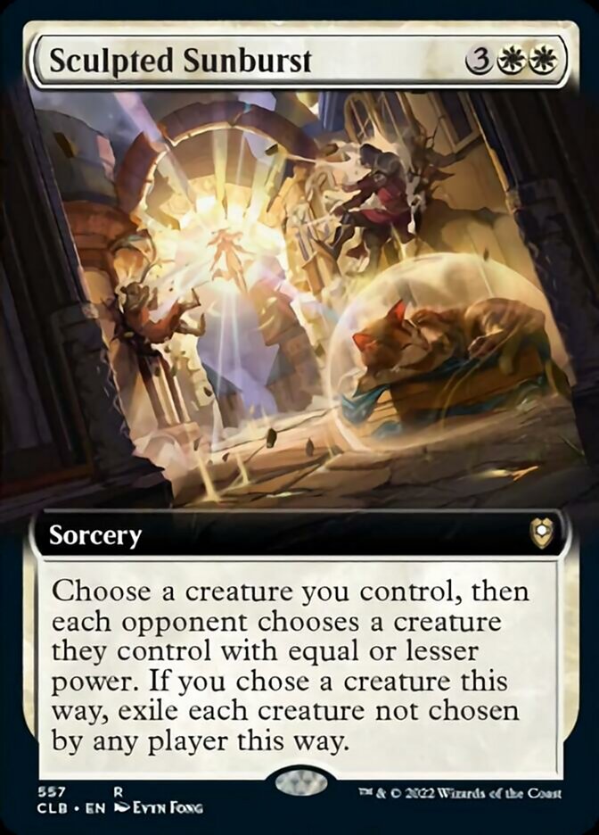 Sculpted Sunburst (Extended Art) [Commander Legends: Battle for Baldur's Gate] | Gamer Loot