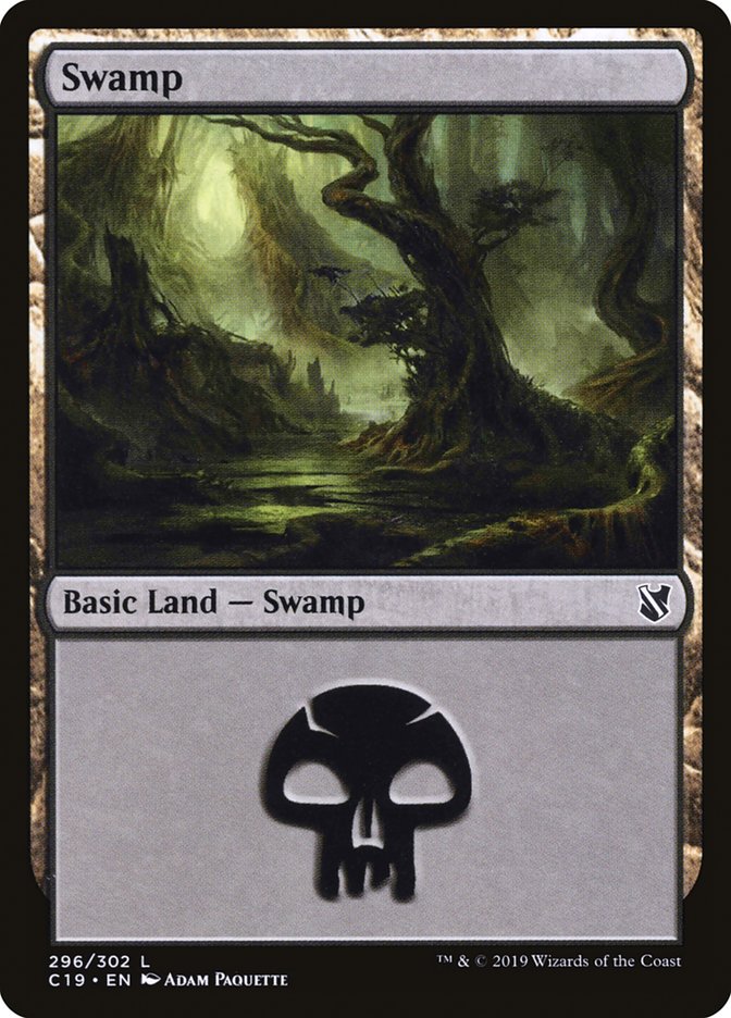 Swamp (296) [Commander 2019] | Gamer Loot